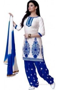 Pari Cotton Embroidered Salwar Suit Dupatta Material